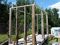 Construire une Shed à bois - Construction d'une Sheb pour entreposer e bois de chauffage