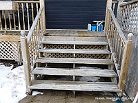Guide de constructions d'une Terrasse - Construire les escaliers d'une terrasse en bois
