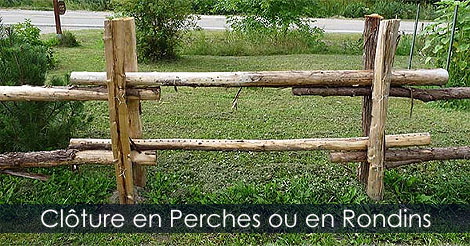 Clôture de Jardin en perches - Clôture de jardin en rondins - Guide de construction de clôtures rustiques pour le jardin