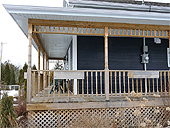 Construire un balcon en bois ou terrasse de jardin - Galerie québécoise