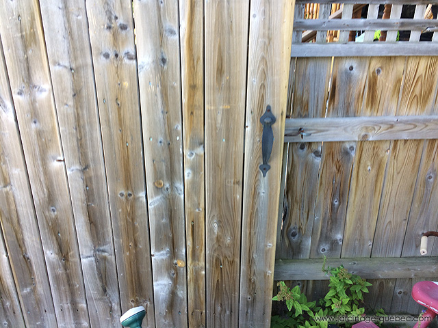 Poignée porte clôture