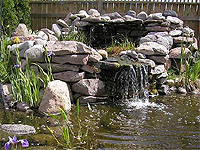 Comment construire une cascade pour bassin de jardin - Instructions pour construire une cascade avec chute pour jardin d'eau