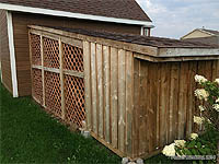 Poulailller en kit - Construire un Poulailler adossé - Fabricants de poulailler - Modèles de poulaillers