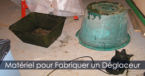 Déglaceur Bassin Hiver - Matériel pour fabriquer un déglaceur