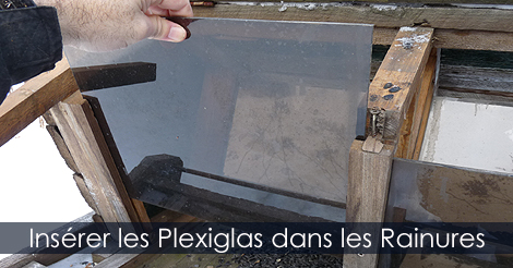 Mangeoire en bois pour oiseaux - Le plexiglas