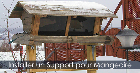 Support pour mangeoire