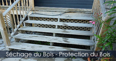 Commment protéger le bois traité - Entrenir un patio ou une terrasse en bois traité - Nettoyage et protection du bois des structures extérieures