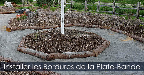 Installer les bordure de jardin d'une plate-bande - Achat bordures pour plates-bandes - Bordures pour massif