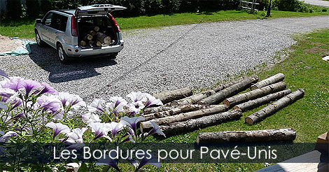 Bordure pour pavé - Achat de bordure en béton ou plastique pour pavé uni - Installer la bordure d'un pavé