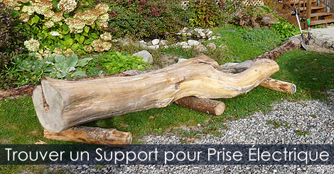 Support pour Prise Électrique Extérieure