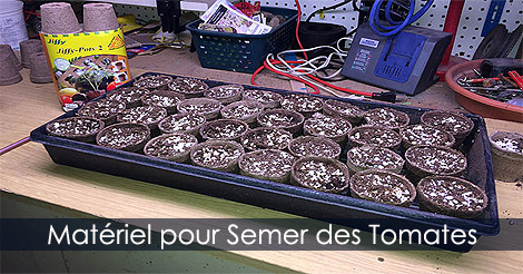 Tomates - Comment produire des tomates. Matériel pour semer des tomates.