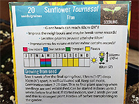 Achat de sachets de graines ou semences