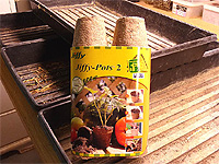 Godet en tourbe pour semis