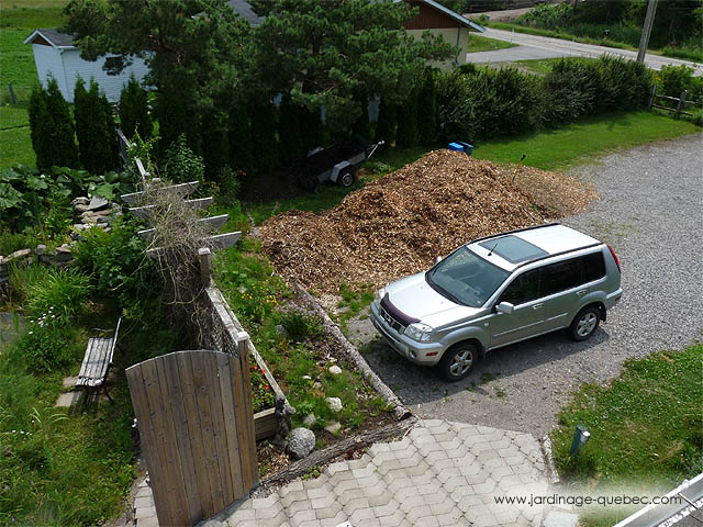 Potager urbain - Jardin urbain - BRF Bois Ramal Fragment pour jardin cologique