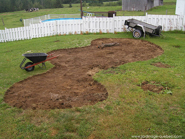 Faire le contour d'un bassin de jardin - Photos Jardin Le Jardin des Patriotes - Pascal Tremblay La Baie Québec