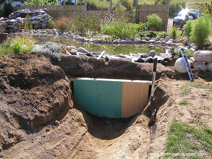 Bassin de Jardin Décharge Trop-Plein - Photos Jardin Le Jardin des Patriotes - Pascal Tremblay La Baie Québec