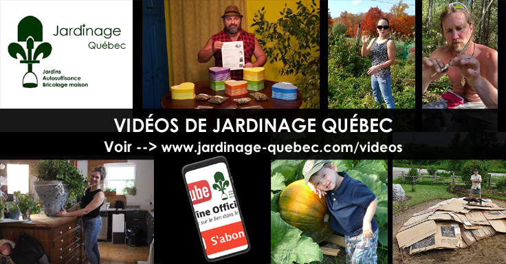 Vidéos de Jardinage Autosuffisance Québec