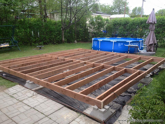 Construire un Patio en bois - Rénovation étapes