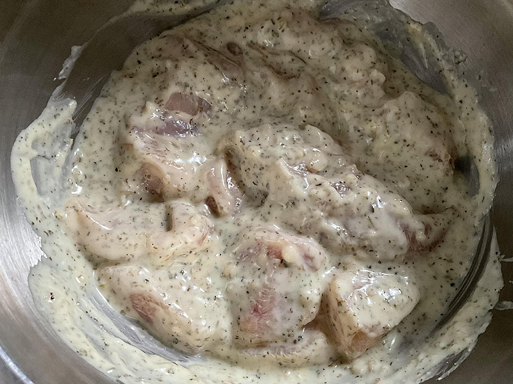 Brochettes de poulet style Casa grecque