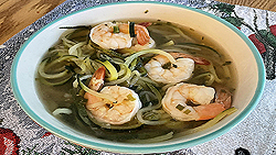 Recette de Soupe Thaï crevettes