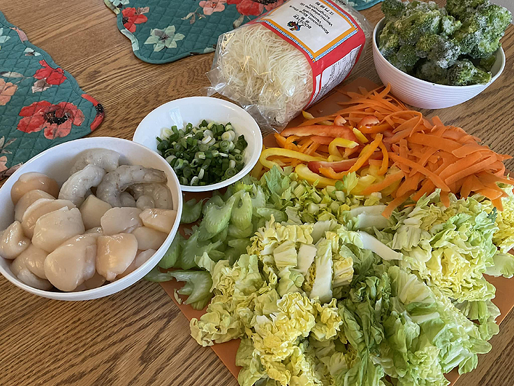Chow mein cantonais
