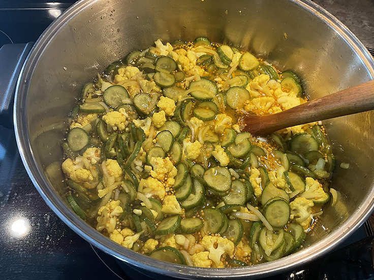 Recette de Cornichons bread and butter