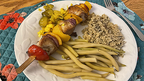 Brochettes de poulet