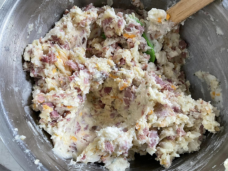 Recette de Croquettes de jambon et pommes de terre