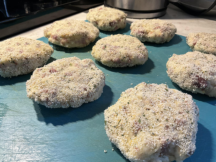 Croquettes de jambon et pommes de terre