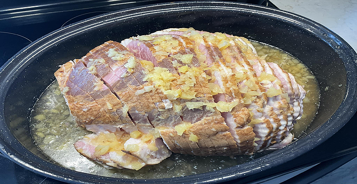 Recette de Jambon à la bière et sirop d'érable