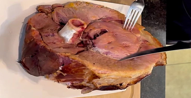 Recette de Jambon fumé aux clémentines