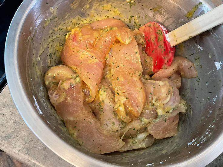 Lanières de Poulet recette