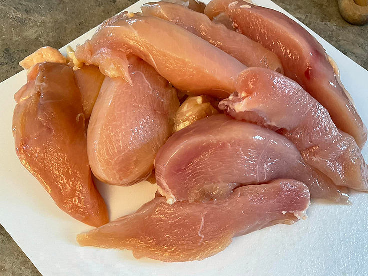 Recette de Lanières de Poulet