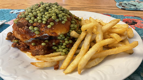 Pizza burger / Hamburger caruso