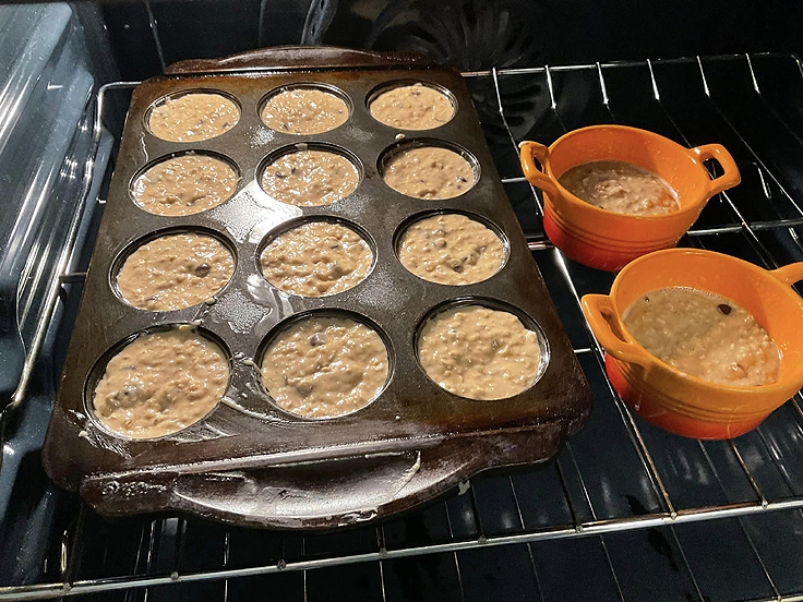 Muffins au gruau et à l'érable