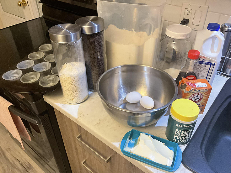 Muffins aux pépites de chocolat