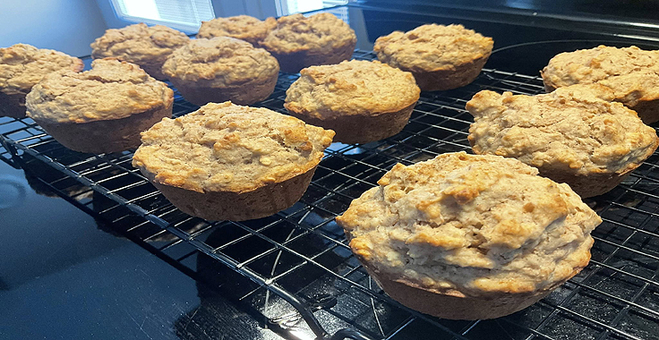 Recette de Muffins aux bananes et à l’érable