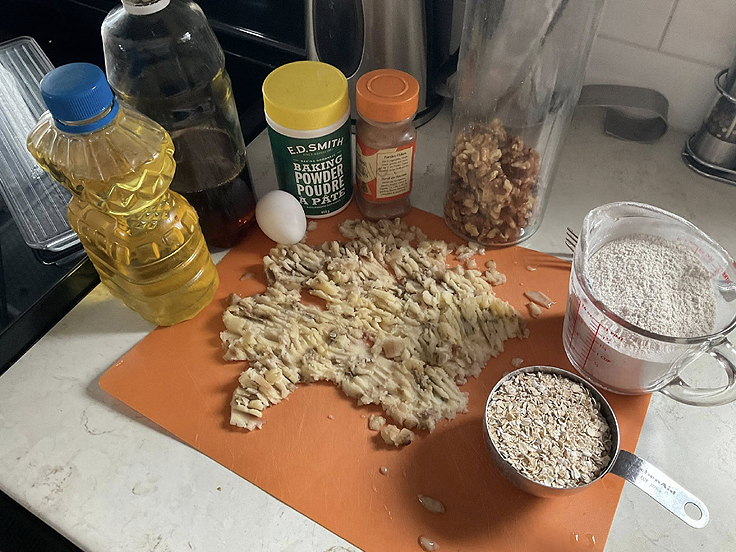 Muffins aux bananes et à l’érable