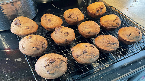 Muffins double chocolat