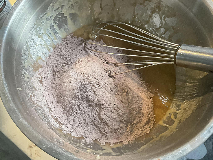 Pain aux bananes et chocolat