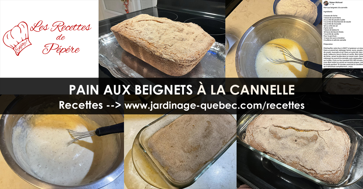 Pain aux beignets à la cannelle