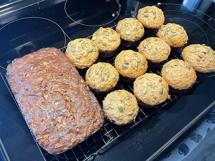Pain aux pommes et carottes