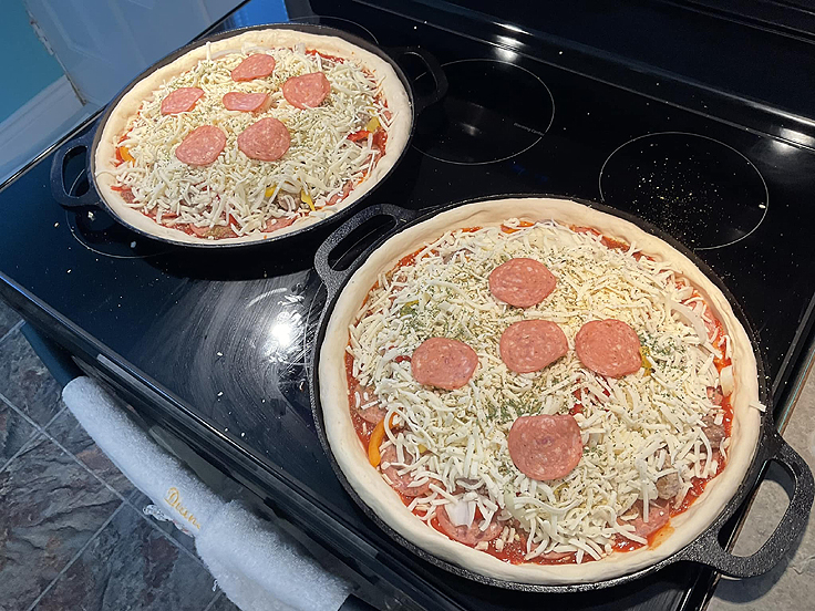 Pizza à plat profond - Pizza Pan