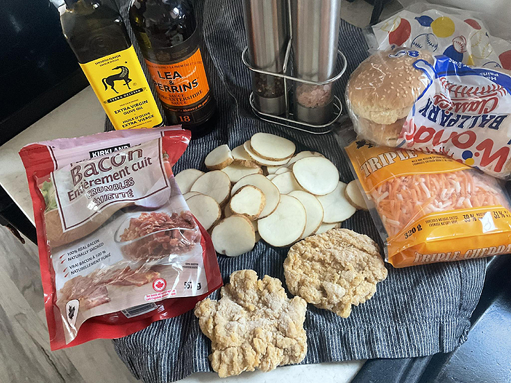 Pommes de terre au fromage à la friteuse à air