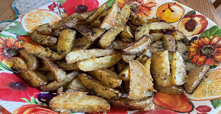 Recette de Pommes de terre parmesan et ail