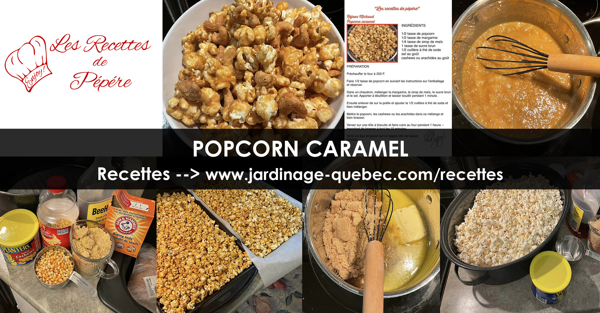 Popcorn au Caramel Recettes de Pépére