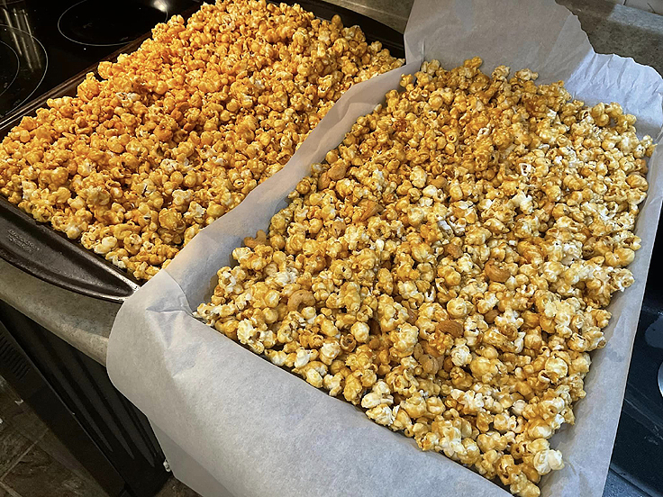 Popcorn au caramel