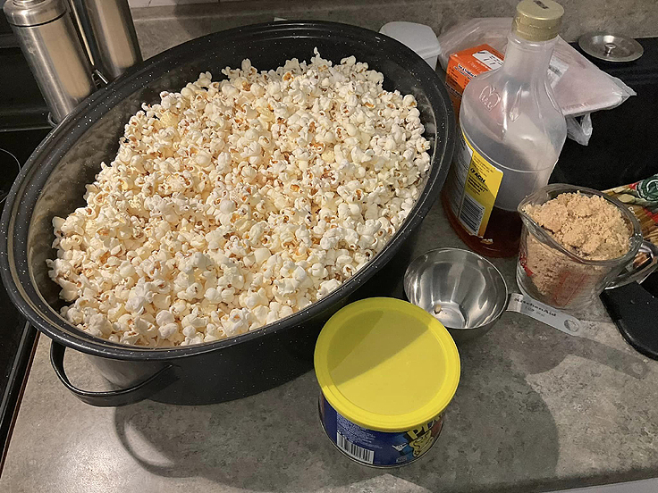 Recette de Popcorn au caramel