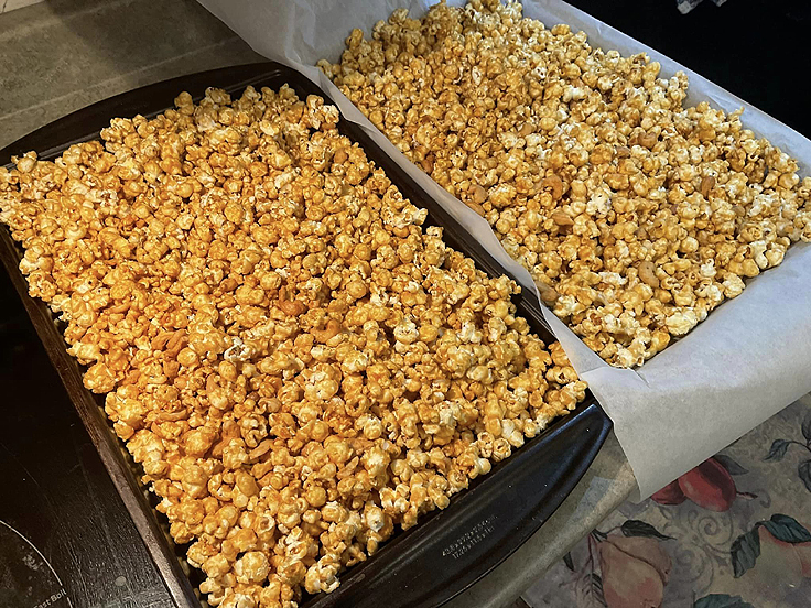 Popcorn au caramel