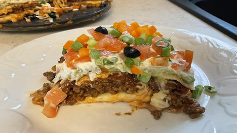 Pizza mexicaine